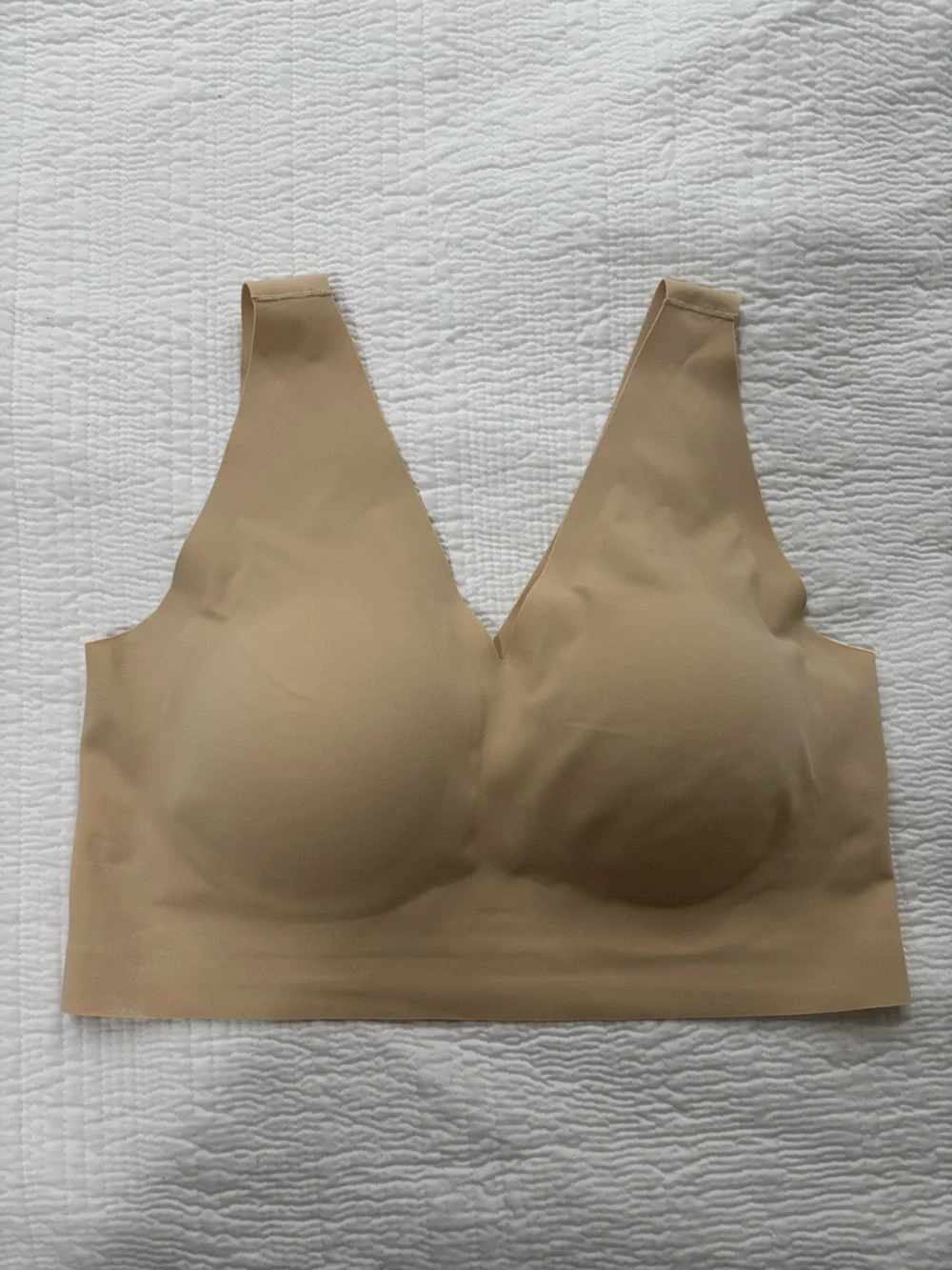 Truekind® Everyday Comfort V-Neck Bralette XL